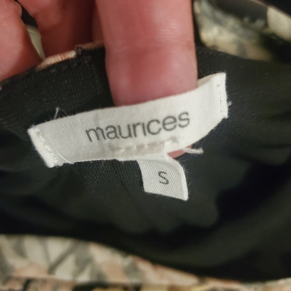 Maurices Floral Maxi Dress in Black and Soft Pink - Picture 8 of 9